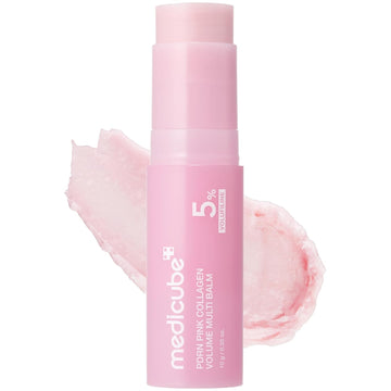 PDRN Pink Collagen Volume Multi Balm Stick | Volufiline, PDRN, NAD, Collagen | Face & Body Balm for Under-Eyes, Neck, Forehead, Smile Lines, Lips | Plumping, Radiance, Line Care | K-Beauty